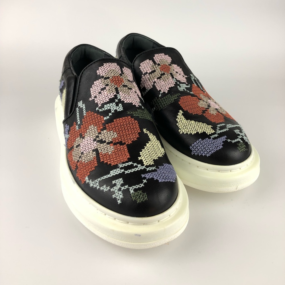 Alexander McQueen, Embroidered Slip-On Sneakers, EU 35.5